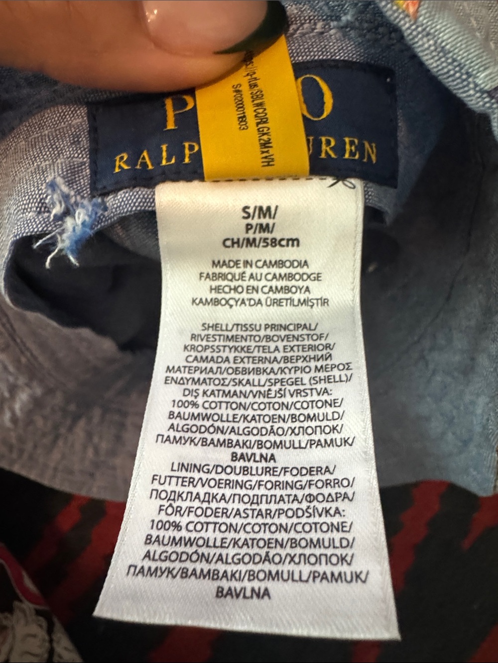 Polo by Ralph Lauren Patchwork Bucket Hat - Picture 8 of 10